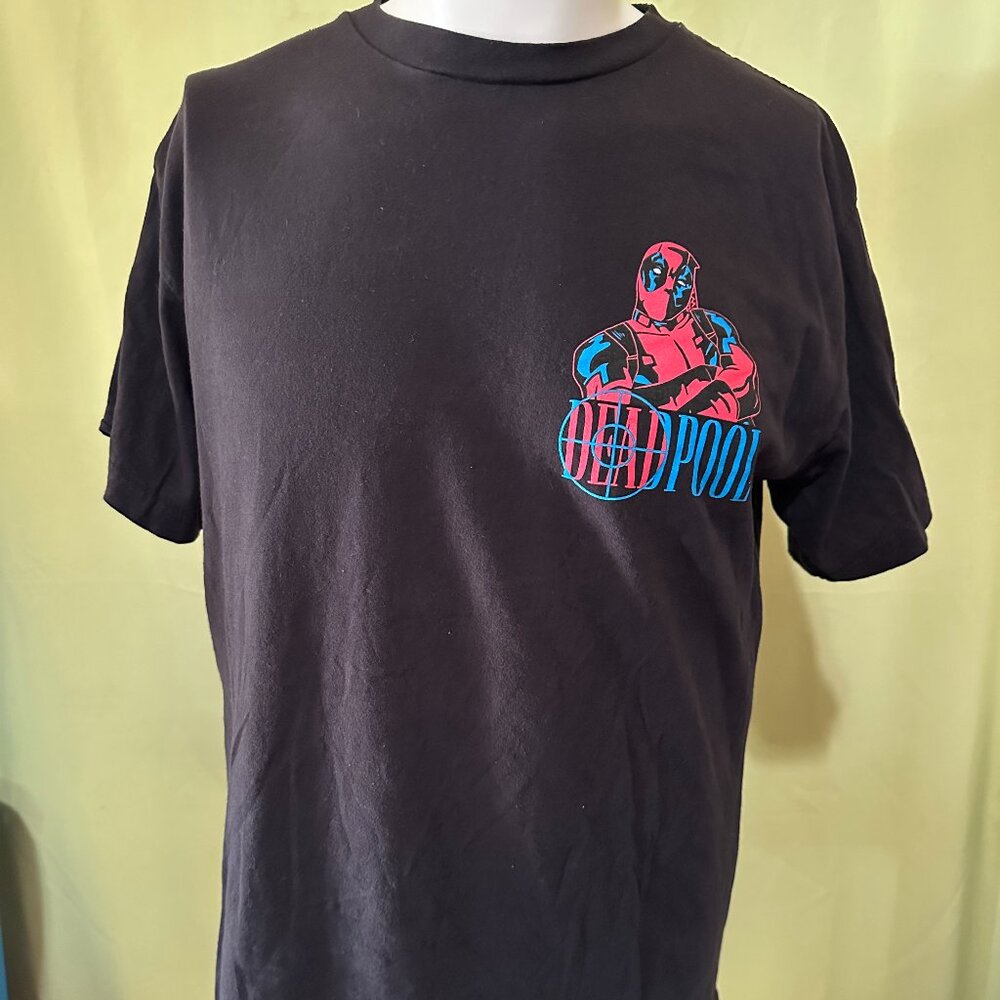 Neff Deadpool Marvel X Force Men's Black T Shirt Large Cotton - Picture 5 of 5